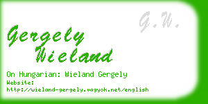 gergely wieland business card